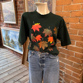 Falling Leaves Canadian Naturalist Tee