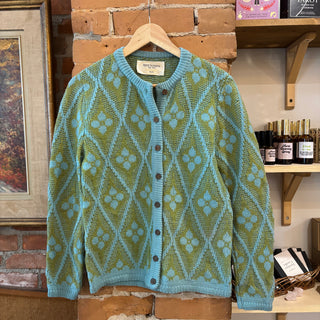 Vintage Sportempos Pattern Cardigan