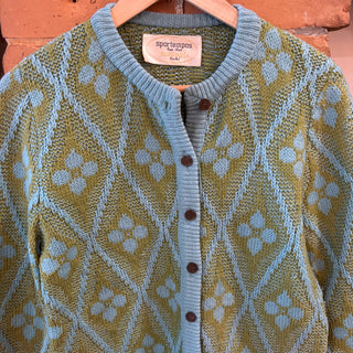 Vintage Sportempos Pattern Cardigan