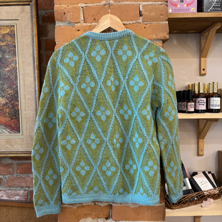 Vintage Sportempos Pattern Cardigan