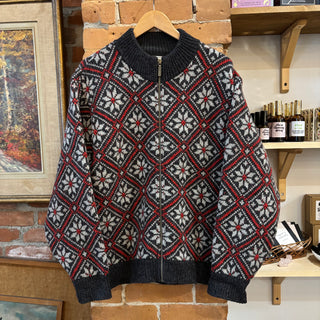 LL Bean Winter Zip Knit