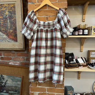 AE Winter Plaid Babydoll Dress