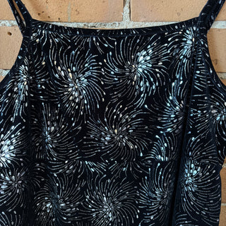 Velvet Holiday Fireworks Top