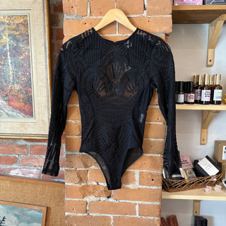 Black Lacey Bodysuit