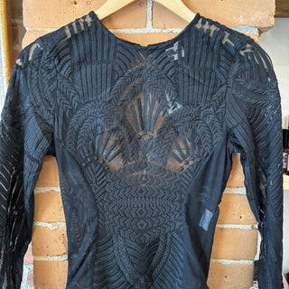 Black Lacey Bodysuit