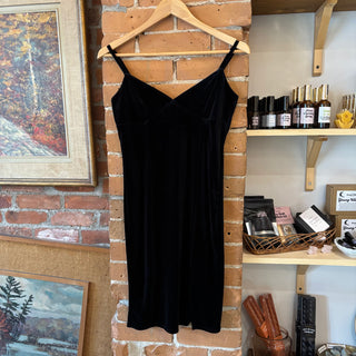 Black Velvet Mini Dress