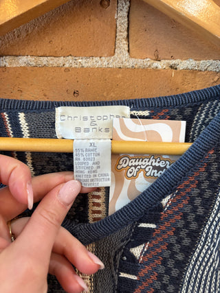 Christopher and Banks Heart Knit Sweater