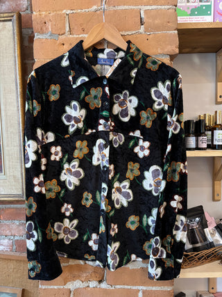 Vintage Hailee Floral Button Up Shirt