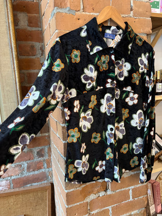 Vintage Hailee Floral Button Up Shirt