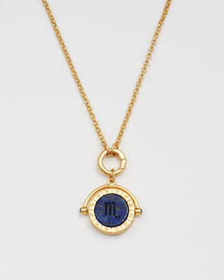 Scorpio Zodiac Spinner Necklace