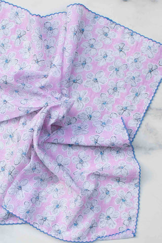 Pastel Flower Square Scarf