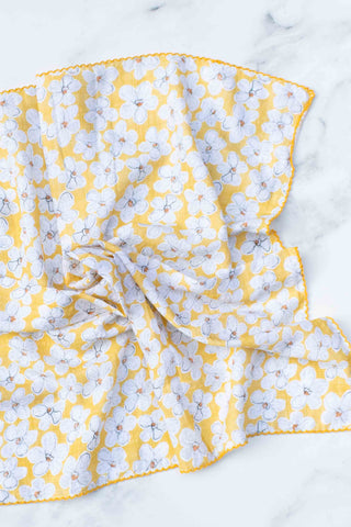 Pastel Flower Square Scarf