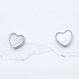 Tiny Heart Stud Earrings