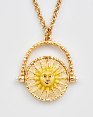 Night and Day Spinner Necklace