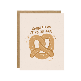 Pretzel Congrats On Tying The Knot Card
