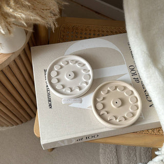 Moon Phases Incense Stick Holder | Celestial Incense Burner