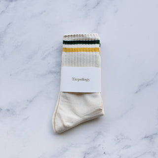 Men's Retro Thin Stripe Socks