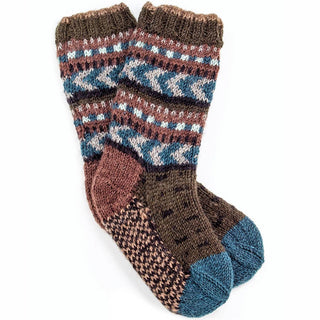 Chayton Wool Socks with Nordic-Inspired Pattern