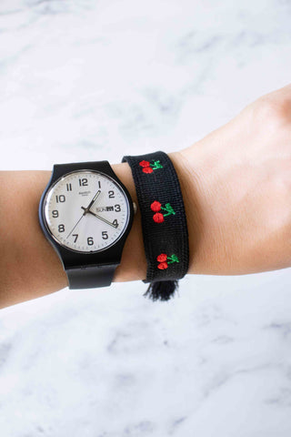 Vintage Cherry Adjustable Bracelet