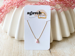 Pink Petal Necklace
