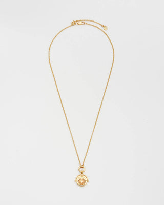 Gemini Zodiac Spinner Necklace