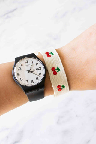 Vintage Cherry Adjustable Bracelet