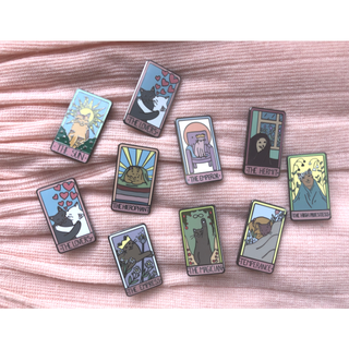 The Hermit Card -  Hard Enamel Pin