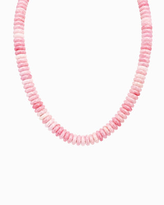 Summer Disc Marble Beaded Necklace