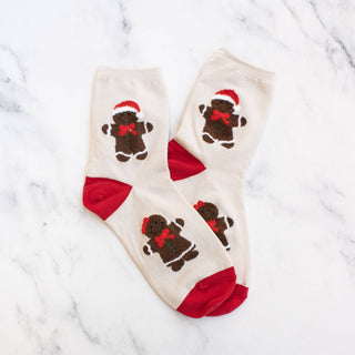 Big Holiday Gingerbread Casual Socks