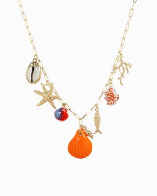Lucky Seaside Talisman Charm Necklace