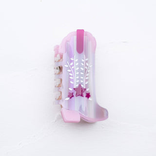 Eco Shooting Star Cowboy Boots Hair Claw Clip