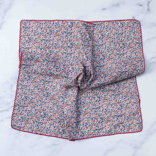 Little Floral Print Square Scarf