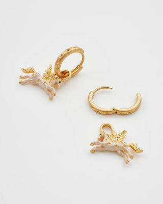Pegasus Huggie Earring