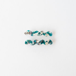 Eco Cloud Wave Slide Hair Pin Set