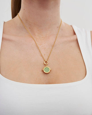 Taurus Zodiac Spinner Necklace