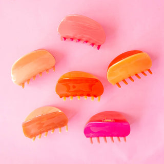 Two-Tone Hair Claw | Apricot