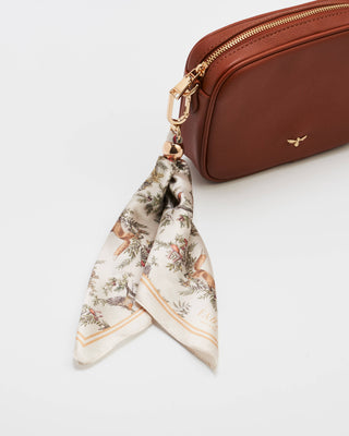 Scarf Bag Charm in Ivory Into the Woods
