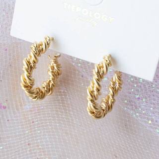 Aella Whirlwind Hoop Earrings