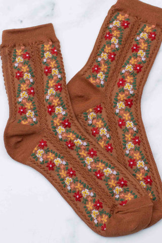 Women's Aahana Floral Casual Socks