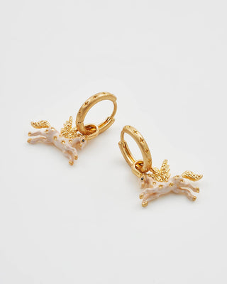Pegasus Huggie Earring