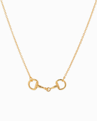 Western Double Linked Horsebit Necklace