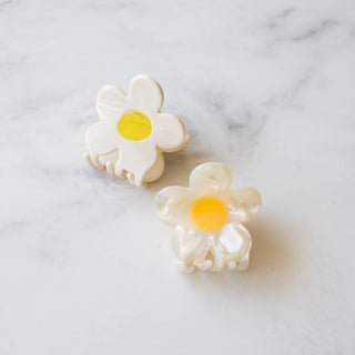 Eco Single Daisy Hair Claw Clip