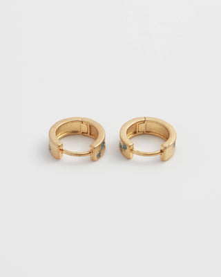 Forget Me Not Mini Hoops