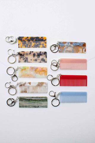 Eco Acetate Comb Bag Charm