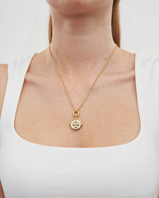 Libra Zodiac Spinner Necklace