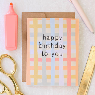 Happy Birthday To You Birthday Card