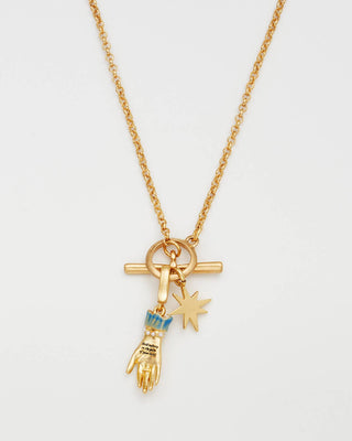 Palm Of Your Hand Pearl Toggle Necklace