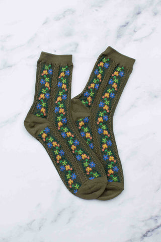 Women's Aahana Floral Casual Socks