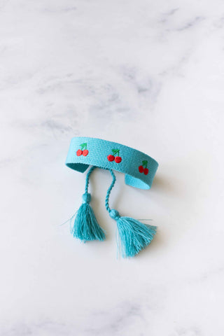 Vintage Cherry Adjustable Bracelet