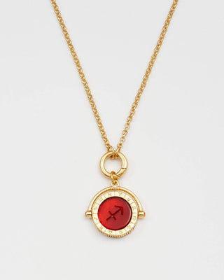 Sagittarius Zodiac Spinner Necklace